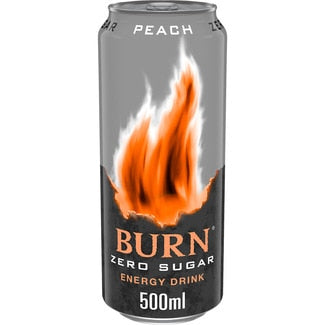 BURN ENERGY DRINK PEACH ZERO SUGAR 500 ML