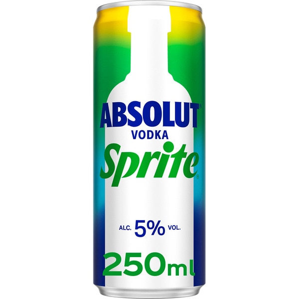 ABSOLUT VODKA SPRITE 250 ML