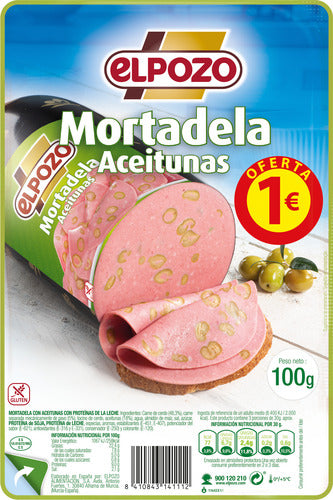 MORTADELA ACEITUNAS 100 G