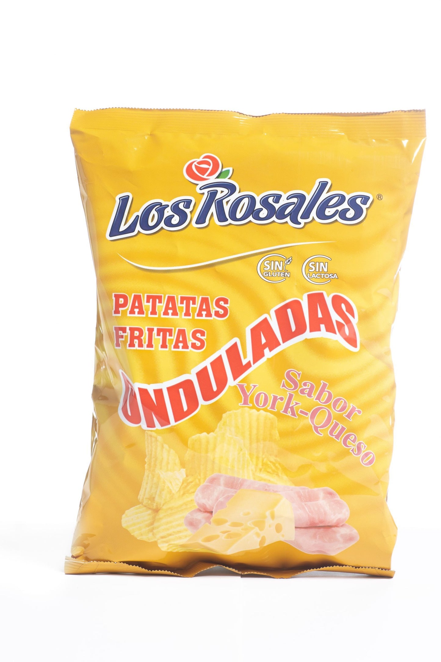 APERITIVOS LOS ROSALES PATATAS FRITAS ONDULADAS YORK-QUESO 100 G