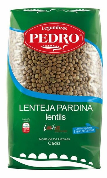 LENTEJA PARDINA PEDRO 500 G