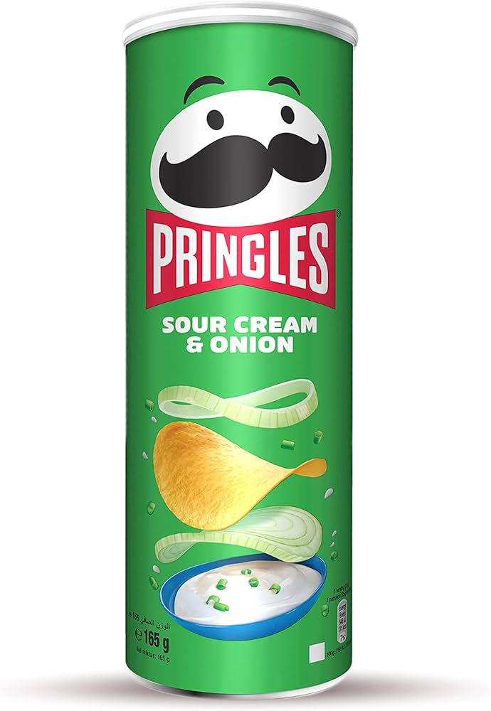 PRINGLES SOUR CREAM & ONION 165 G
