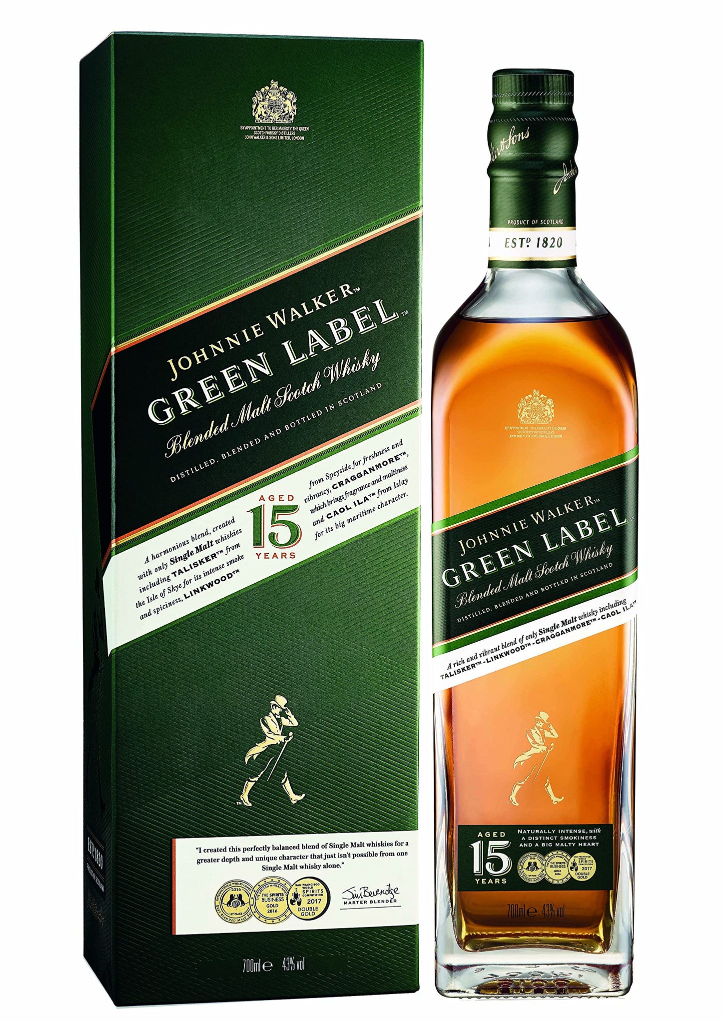 JOHNNIE GREEN LABEL 70 CL