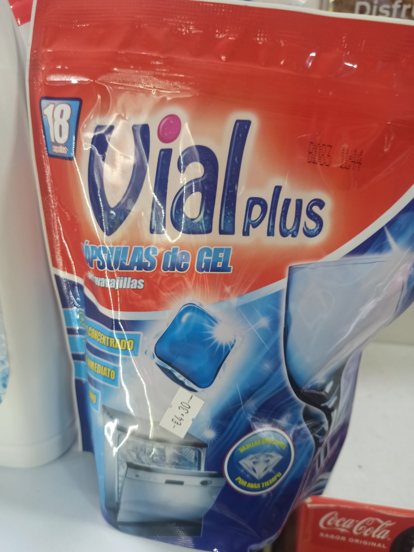 CÁPSULAS DE GEL VIAL PLUS 288 G