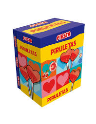 PIRULETAS EN FORMA DE CORAZÓN DE CEREZA 13 G
