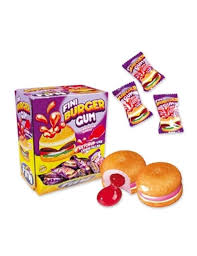 BURGUER BUBBLE GUM CHICLE KETCHUP 100 G