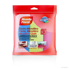 BAYETA MICROFIBRA MULTIUSOS MUNDO FLORAL 3 UNIDADES