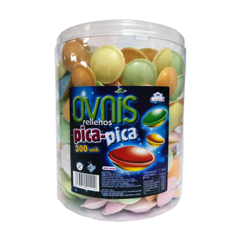 OVNIS RELLENOS PICA-PICA 300 UNIDADES