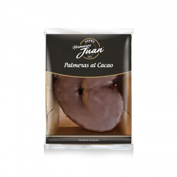 PALMERAS BAÑADAS EN CACAO HERMANOS JUAN 230 G