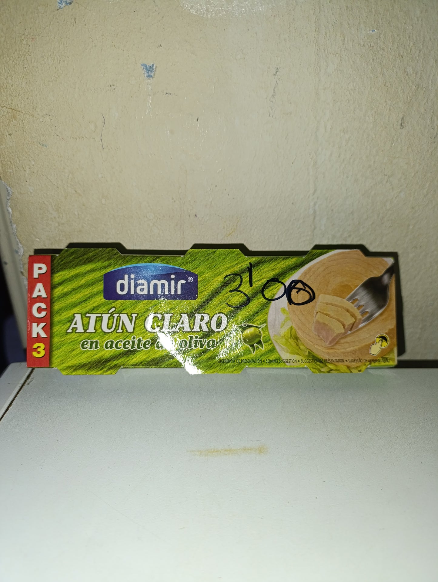 ATÚN CLARO EN ACEITE DE OLIVA MONTEY PACK 3 80 G