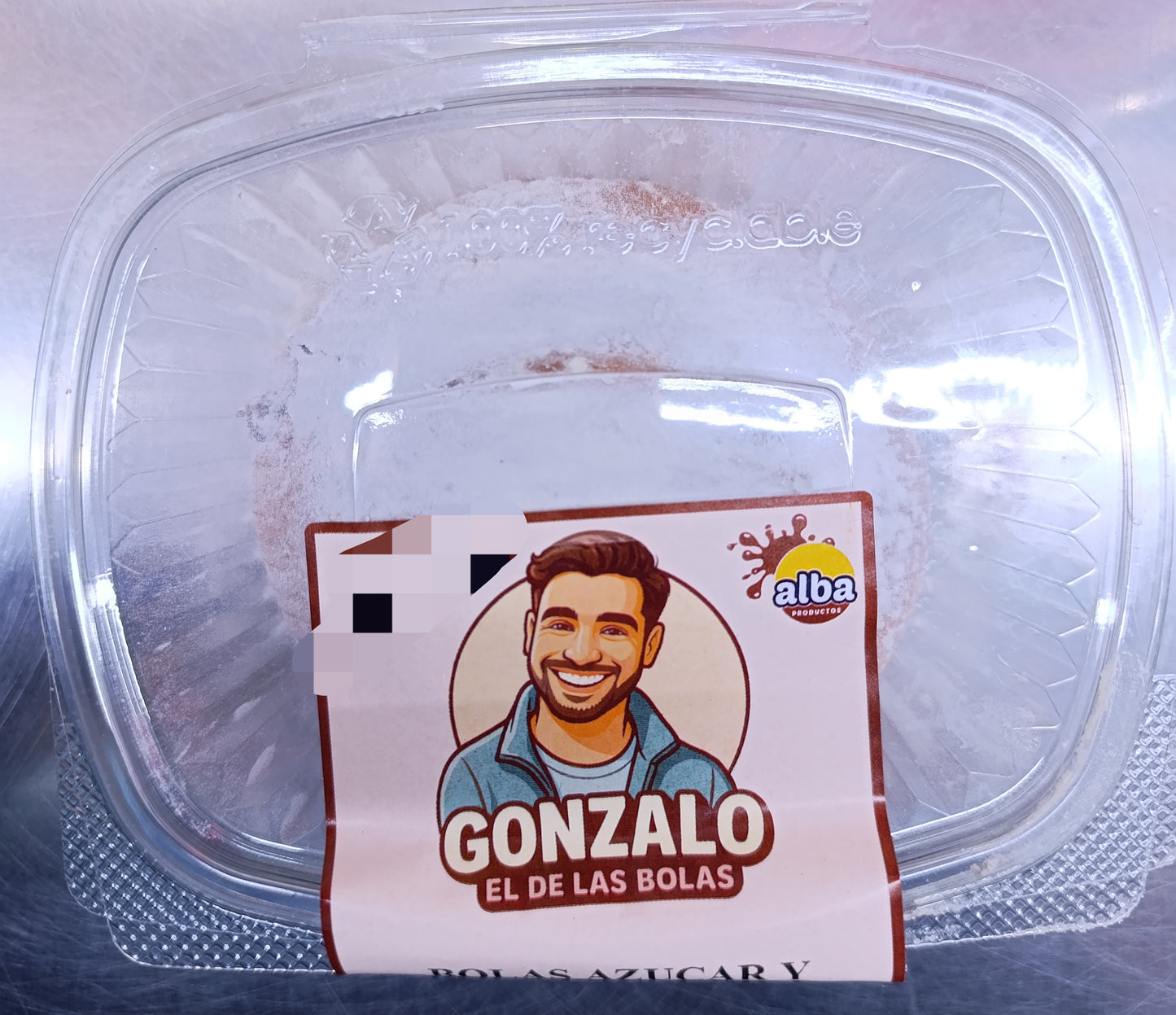 BOLAS AZÚCAR GLASS CON CHOCOLATE 130 GR