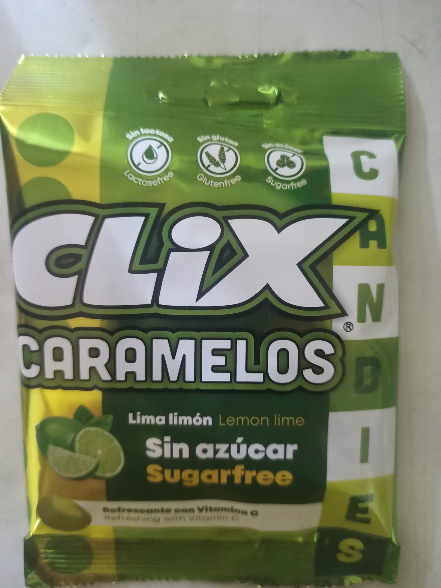 CLIX CARAMELOS LIMA LIMÓN