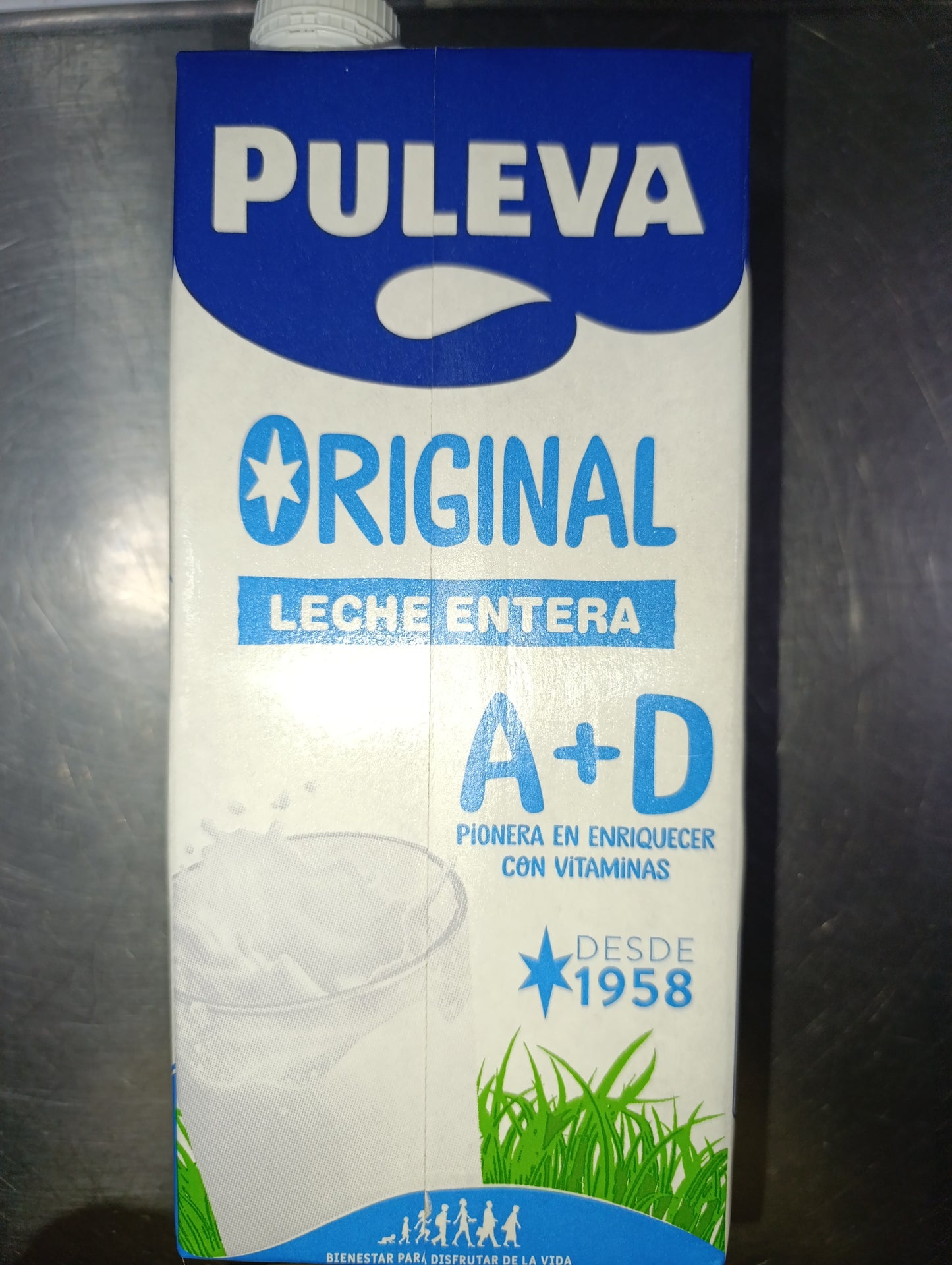 LECHE ENTERA PULEVA 1 L