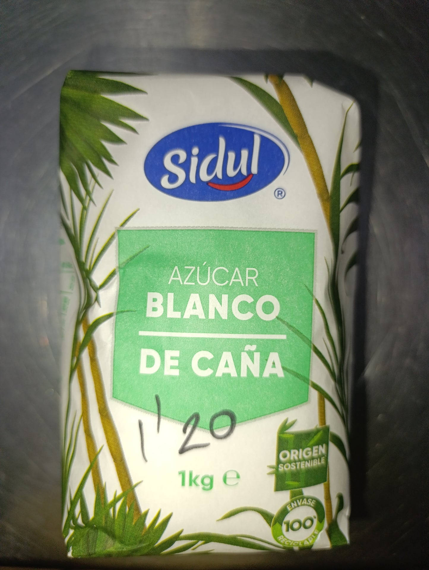 AZÚCAR BLANCO DE CAÑA 1 KG SIDUL