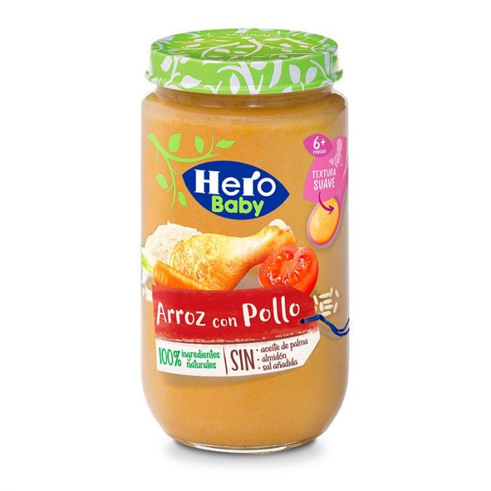 POTITO ARROZ CON POLLO HERO BABY 235 G