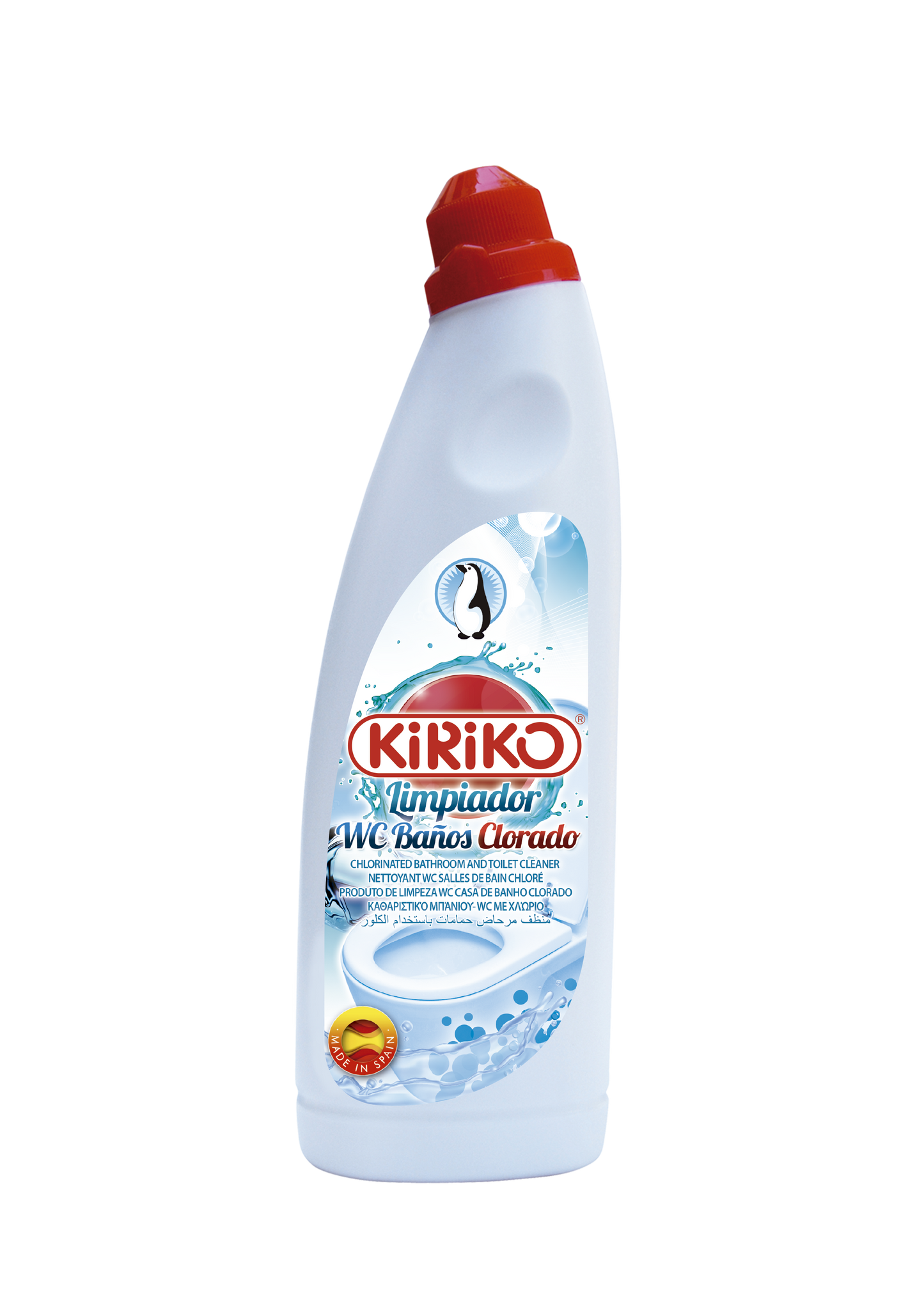 LIMPIADOR WC BAÑOS CLORADO KIRIKO 750 ML