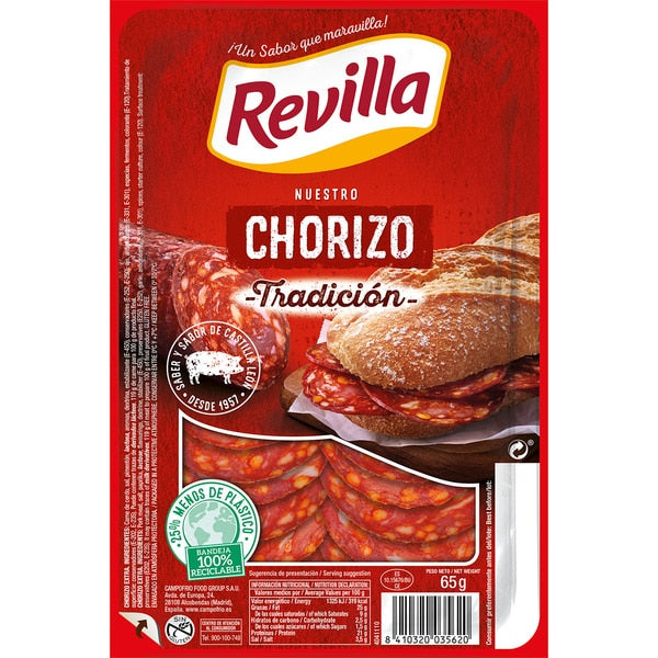 CHORIZO TRADICIONAL REVILLA 65 G