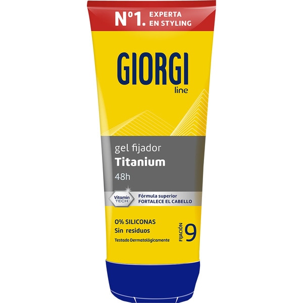GEL FIJADOR TITANIUM GIORGI LINE 170 ML