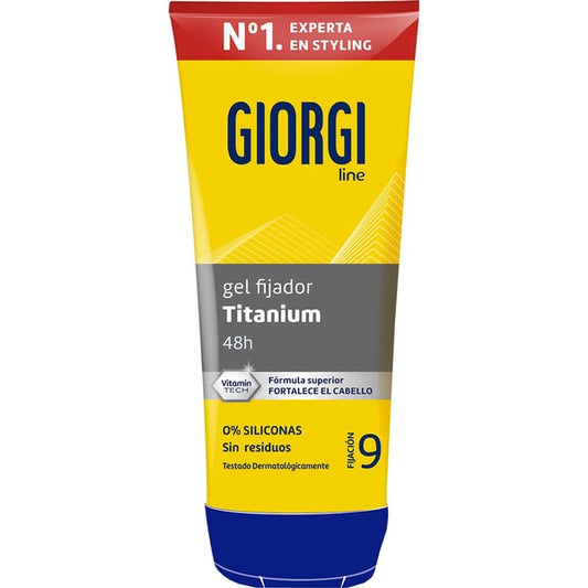 GEL FIJADOR TITANIUM GIORGI LINE 170 ML