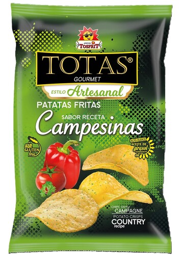 TOTAS GOURMET ESTILO ARTESANAL SABOR CAMPESINAS 100 G