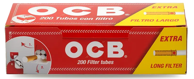FILTRO LARGO OCB 200 TUBOS CON FILTRO
