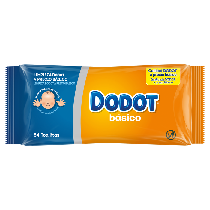 TOALLITAS DODOT BÁSICO 54 UNIDADES
