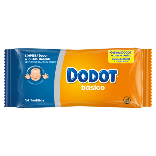 TOALLITAS DODOT BÁSICO 54 UNIDADES