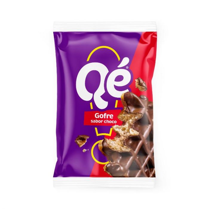 QÉ GOFRE SABOR CHOCOLATE 100 G
