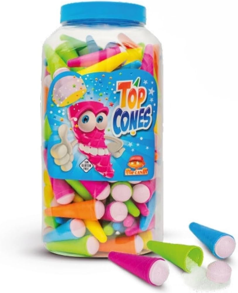CONOS DE CARAMELOS COMPRIMIDOS PICA-PICA 1875 G