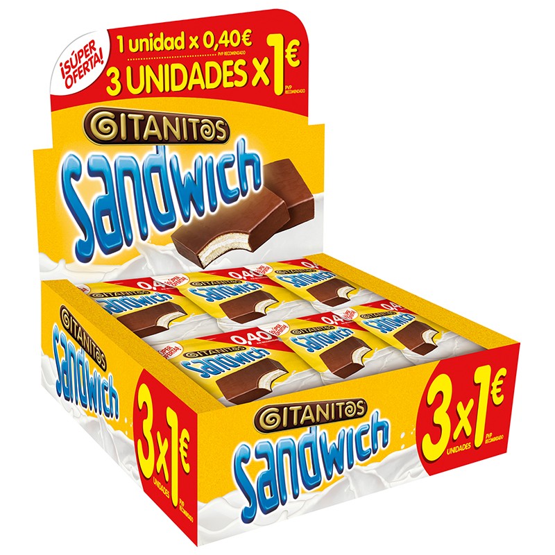GITANITOS SANDWICH  30 X 28 G = 840 G