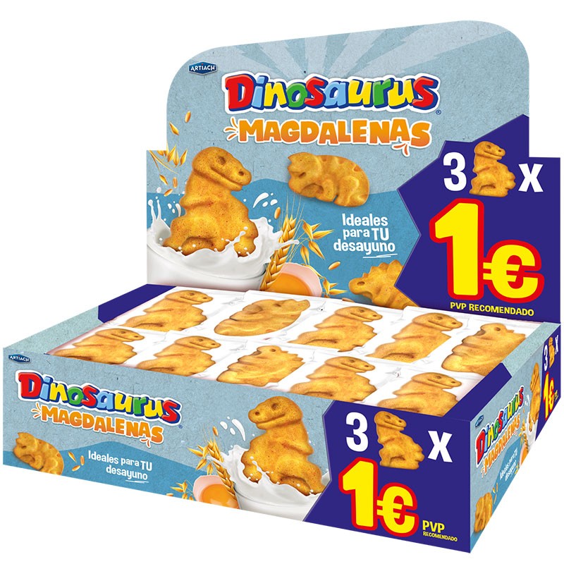 DINOSAURUS MAGDALENAS 3 X 1 €