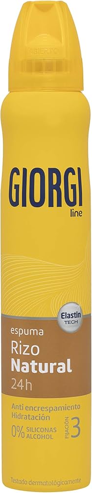 ESPUMA DE RIZO NATURAL GIORGI 230 ML