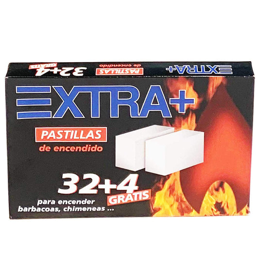 PASTILLA DE CARBON EXTRA +   36 UNIDADES