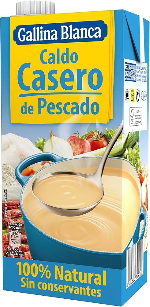 CALDO CASERO DE PESCADO GALLINA BLANCA 250 ML