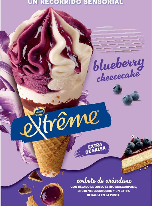 EXTREME BLUEBERRY CHEESECAKE EXTRA DE SALSA