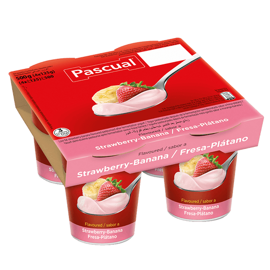 YOGUR FRESA - PLÁTANO PASCUAL 500 G