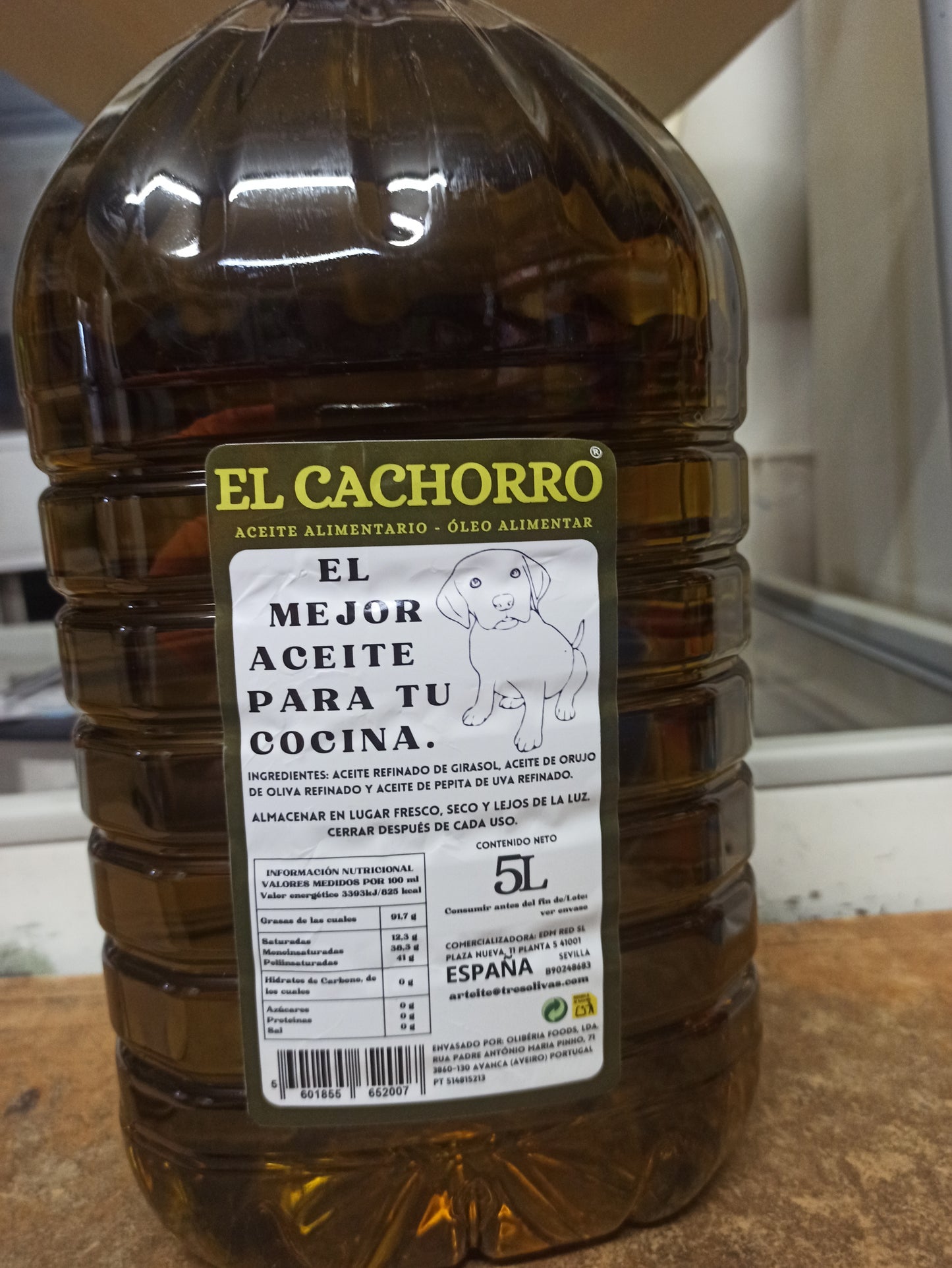 ACEITE PARA TU COCINA EL CACHORRO 5 L