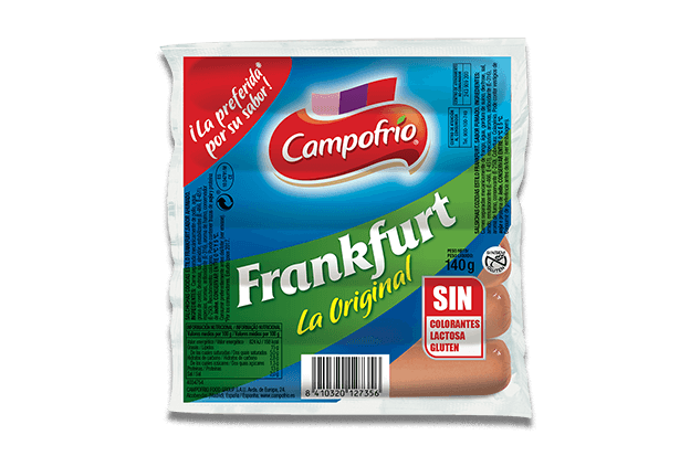 SALCHICHAS FRANKFURT LA ORIGINAL CAMPOFRÍO 100 G