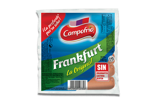 SALCHICHAS FRANKFURT LA ORIGINAL CAMPOFRÍO 100 G