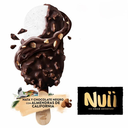 NUII NATA Y CHOCOLATE NEGRO CON ALMENDRAS DE CALIFORNIA