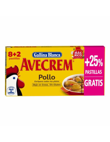 AVECREM POLLO DE CORRAL 8+2 PASTILLAS 100g
