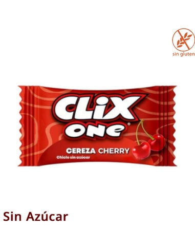 CHICLE CLIX ONE CEREZA