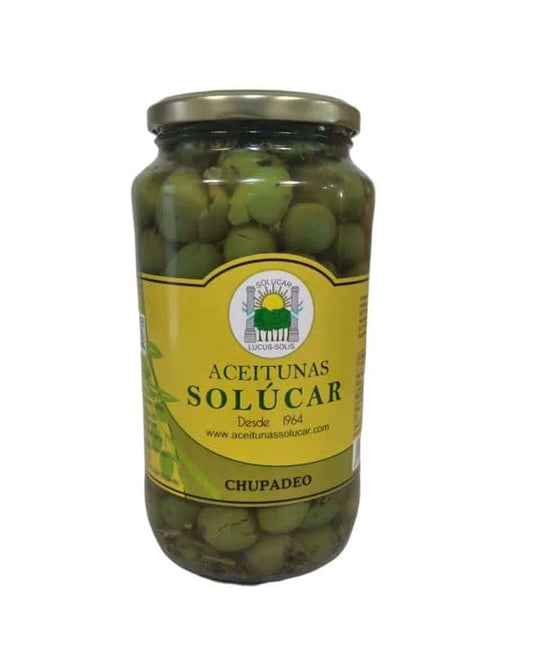 ACEITUNAS SOLÚCAR CHUPADEO 1350 G