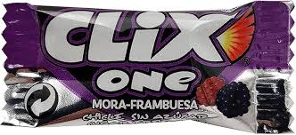 CHICLE CLIX ONE MORA - FRAMBUESA