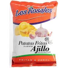 APERITIVOS LOS ROSALES PATATAS FRITAS SABOR AJILLO 140 G