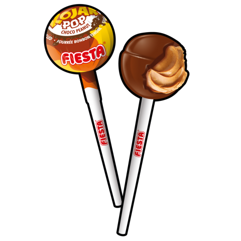 CHUPA CHUPS KOJAK POP CREMA RELLENA DE CACAHUETE 25 G