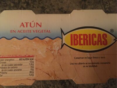 ATÚN EN ACEITE VEGETAL IBERICAS TUNA 600 G