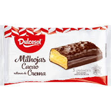 MILHOJAS CACAO RELLANAS DE CREMA DULCESOL 100 G