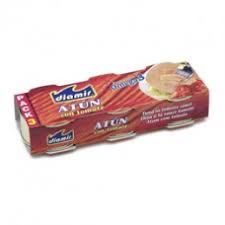 ATÚN EN TOMATE DIAMIR PACK 3 80 G