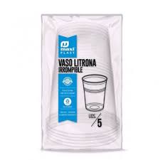 VASO LITRONA IRROMPIBLE 1000 CC   5 UNIDADES